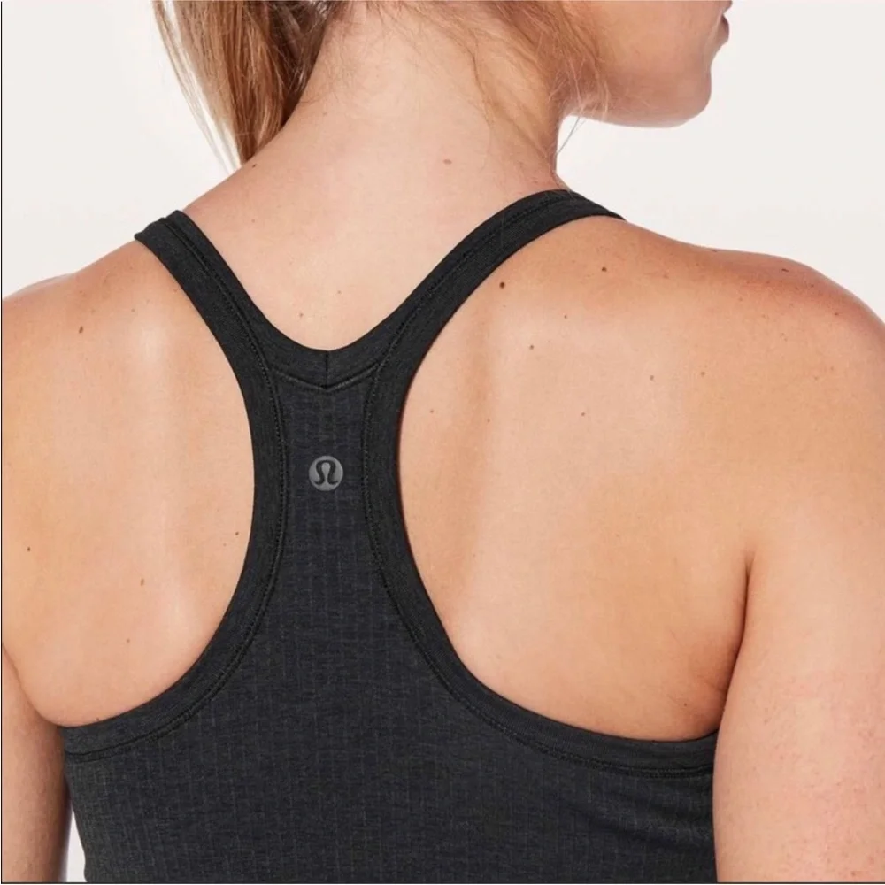 Lululemon black Ebb to Street racerback ribbed tank 12_2